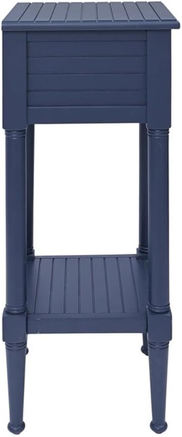 Linon Styers Wood Accent Starfish Coastal Side Table in Navy - Image 6