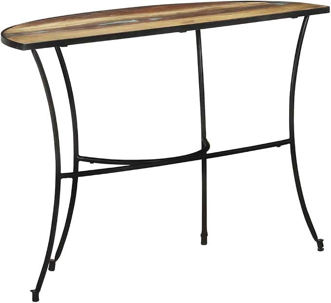 Solid Reclaimed Wood Side Table - Image 5
