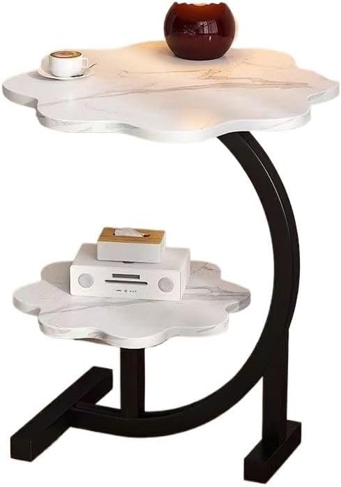 Rustic Side Table Nordic-Inspired Modern Bedside Table by Unknown