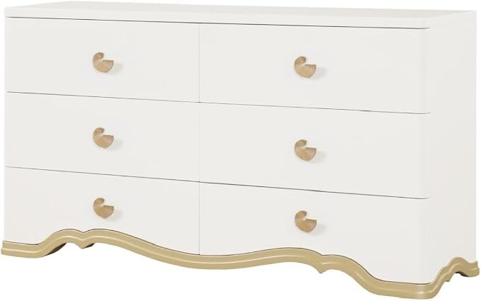 First of a Kind Athena Luxury 4-Piece King Bedroom Set in Ivory - Image 3