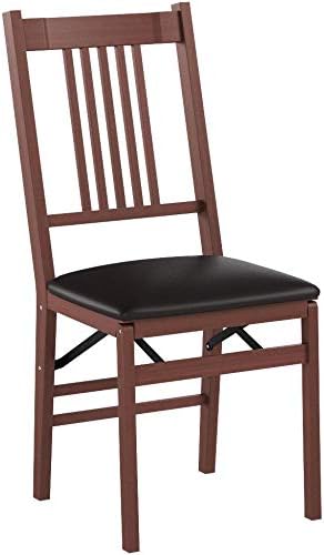 MECO Stakmore True Mission Wooden Folding Chairs - Image 5