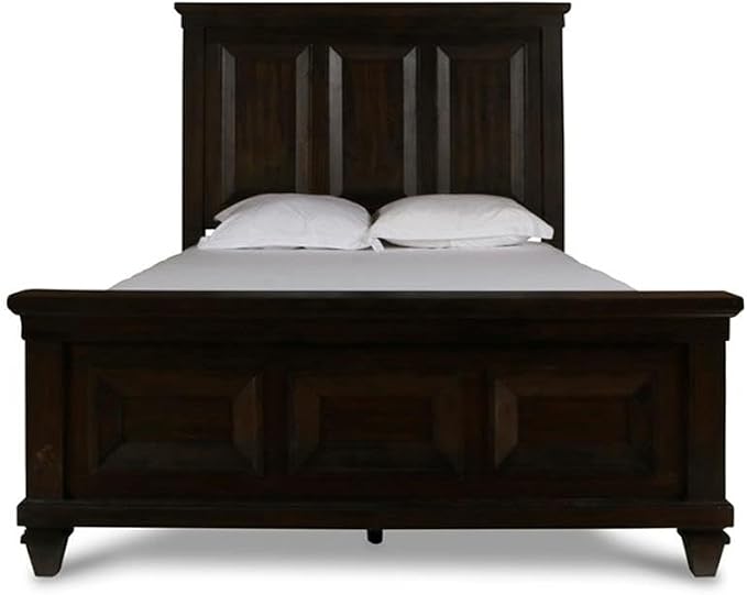 New Classic Furniture Sevilla 6-Piece Wood King Bedroom Set in Walnut - Image 3