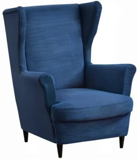 HAOYONG Jacquard Wingback Chair Cover Thickening Wing Armchair Covers Set of 2 - Image 8