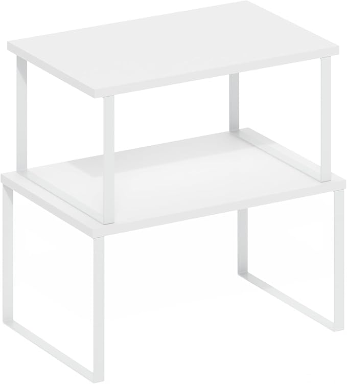 Furinno RAVEL Kitchen Countertop Organizer Set of 2, Nesting Counter Shelves - Image 7