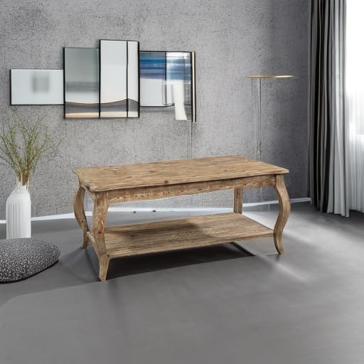 Alaterre Furniture Austerity 42-Inch Rustic Coffee Table - Image 2
