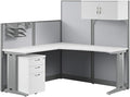 Bush Business Furniture Office in an Hour 65W L Shaped Cubicle Desk by BushBusinessFurniture