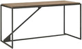 Bush Home Refinery 62W Industrial Desk in Rustic Gray by Unknown