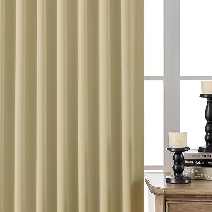 Joydeco Blackout Curtains for Bedroom 72 inch Long 2 Panels, Thermal Insulated - Image 3