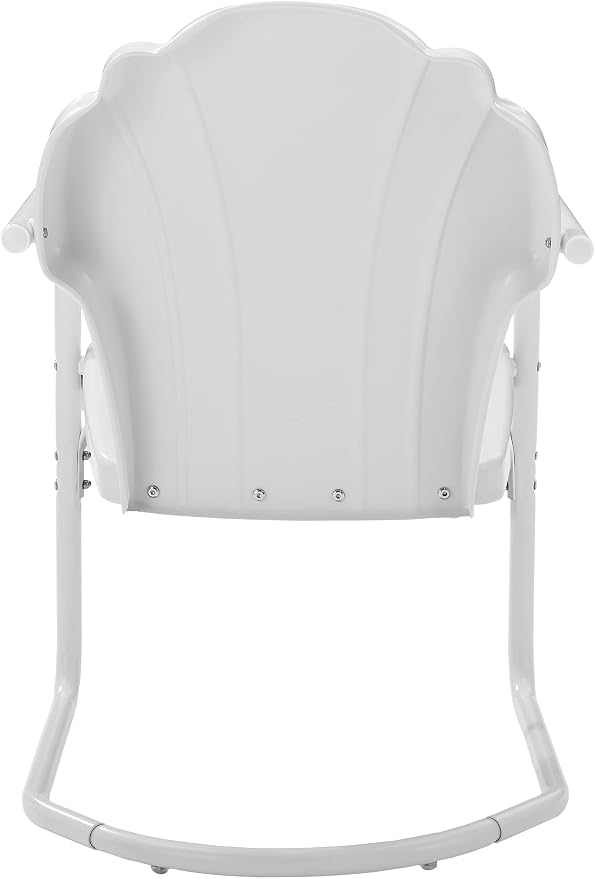 Crosley Furniture Tulip 2-Piece Outdoor Chair Set, Retro Metal Patio Chairs - Image 6