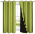 NICETOWN 100% Blackout Curtains 54 inches Long, Fresh Green, 1 Pair, 42 inches by NICETOWN