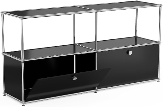 Modern Storage Cabinet Sideboard Versatile Free-Standing Organizer Cabinets - Image 4