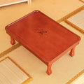 Square Folding Coffee Table, Solid Wood Low Dining Table by Unknown