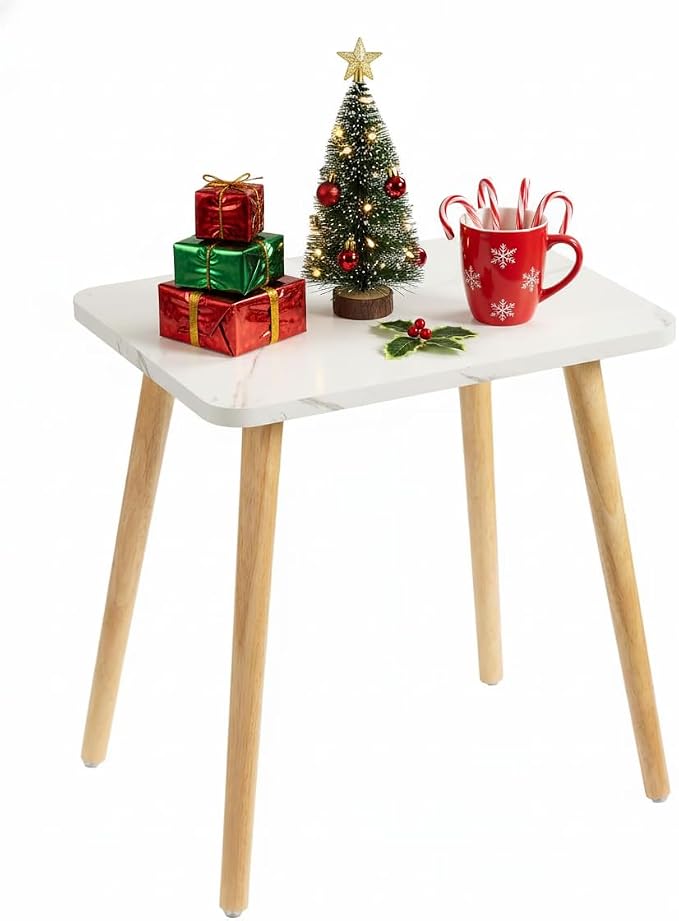 FORAOFUR Small End Table, Side Table Accent Table Living Room Bedroom Balcony - Image 9