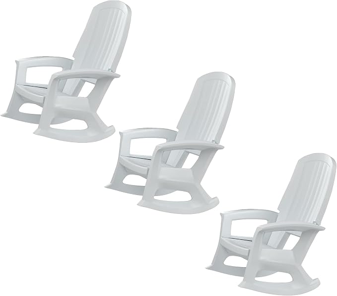 Semco Rockaway Heavy-Duty Outdoor Rocking Chair w/Low Maintenance All-Weather by Semco