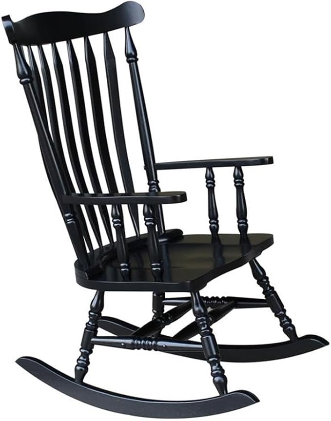 International Concepts Williamsburg Rocker Antique Black - Image 9