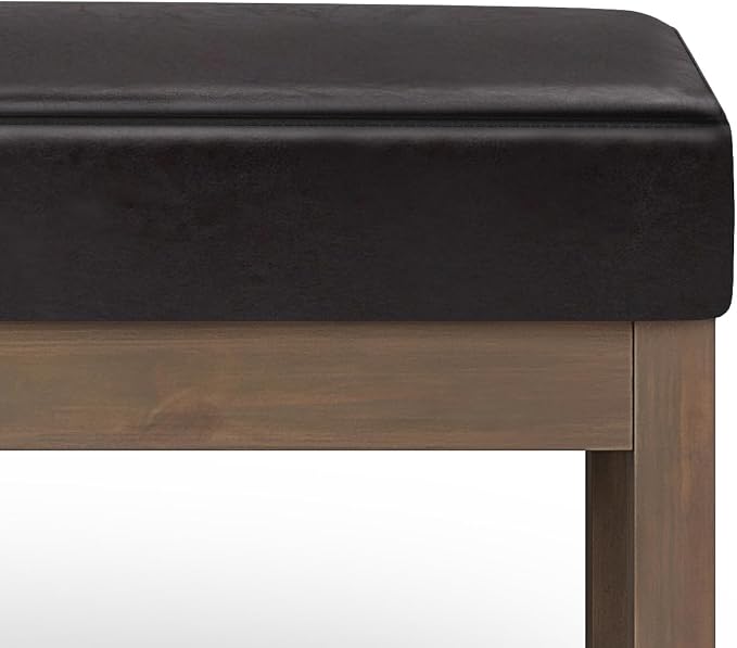 SIMPLIHOME Milltown Large Ottoman Bench - Image 5