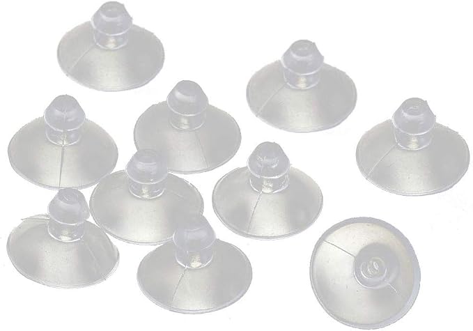 18mm/0.7" Furniture Desk Glass Transparent Anti-Collision Suction Cups Sucker by bnafes