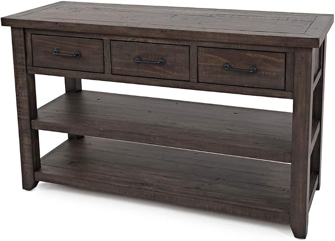 Jofran Madison County Harris Console Sofa Table, Barnwood Brown by Jofran+Inc.