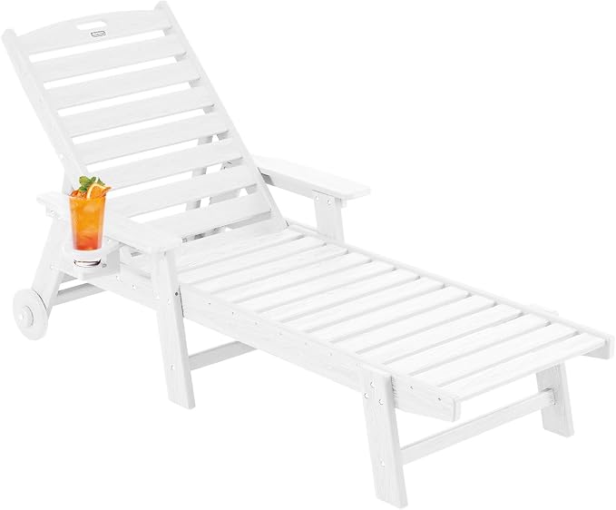 Patio Chaise Lounge Chair Outdoor - Image 8