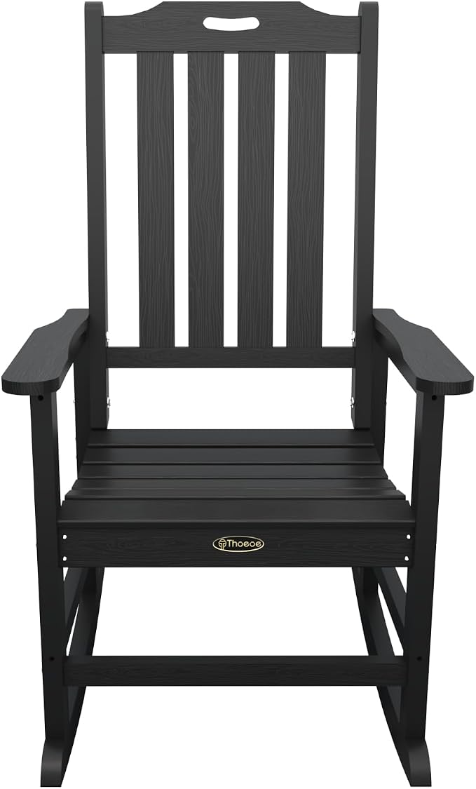 THOEOE Oversized Rocking Chair Set of 4, Outdoor Rocking Chair - Image 8