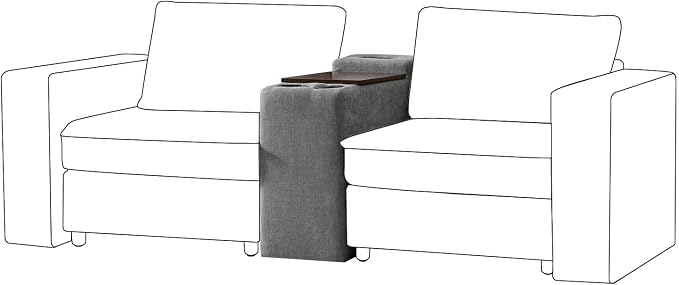 EcoHarbor Living Modular Sofa Center Console by ECOHARBOR