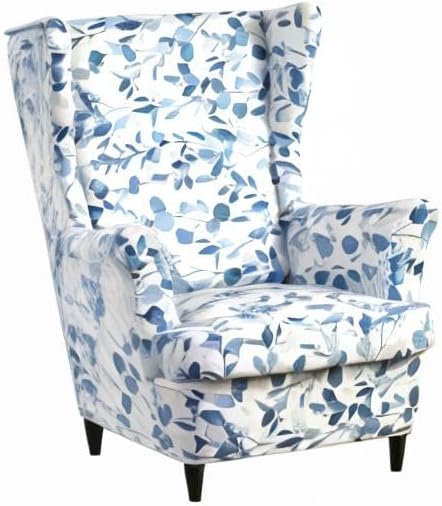 HAOYONG Wing Chair Slipcovers Printed Wingback Chair Covers 2 Pieces Wingback - Image 8