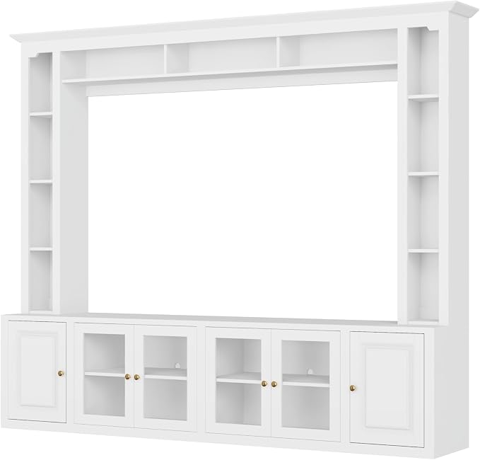 Merax Minimalist Entertainment Center Set - Image 7