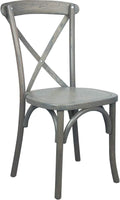 EMMA + OLIVER 2-Pack Wooden X-Back Dining Chair by EMMAOLIVER
