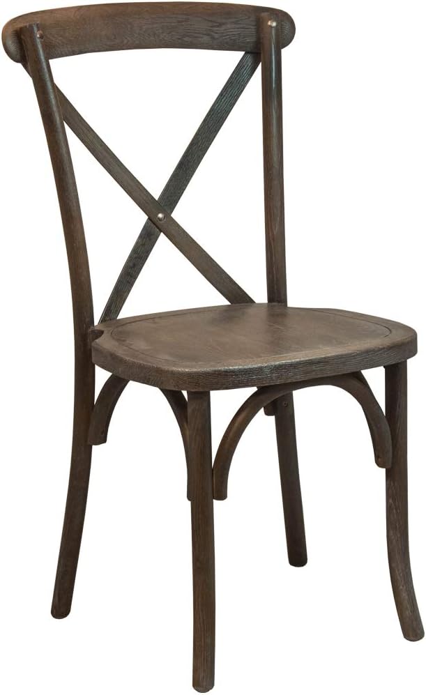EMMA + OLIVER 2-Pack Wooden X-Back Dining Chair by EMMAOLIVER