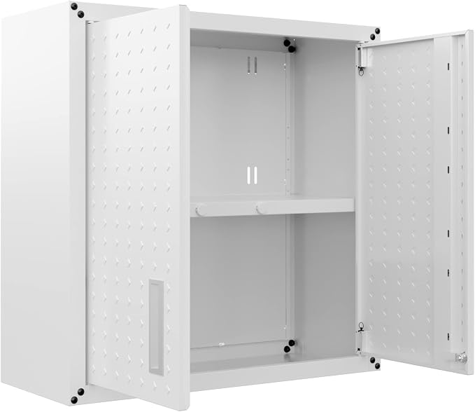 Manhattan Comfort Fortress 30" Floating Textured Metal Garage Cabinet - Image 5