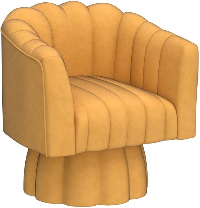 Dewhut Swivel Accent Chair, 360° Swivel Barrel Chair - Image 5