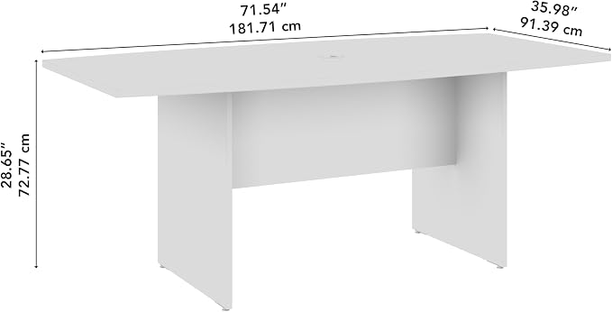 Bush Business Furniture 72-inch Office Conference Table - Image 3