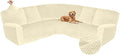 Arfntevss Sectional Recliner Couch Covers Velvet Corner Sectional Sofa Cover by Arfntevss