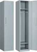 Metal Locker for Home, Dressing Room, Lockable Locker Cabinet by Anxxsu