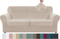 ZNSAYOTX Oversized Velvet 3 Piece Couch Cover by ZNSAYOTX