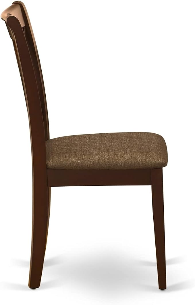 East West Furniture CLC-MAH-C Clarksville Dinette Chairs - Image 6