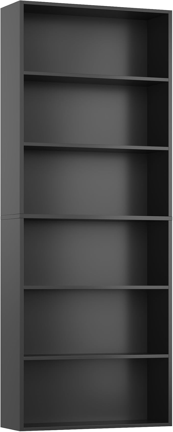 FOTOSOK 6-Tier Open Bookcase and Bookshelf, Freestanding Display Storage - Image 8