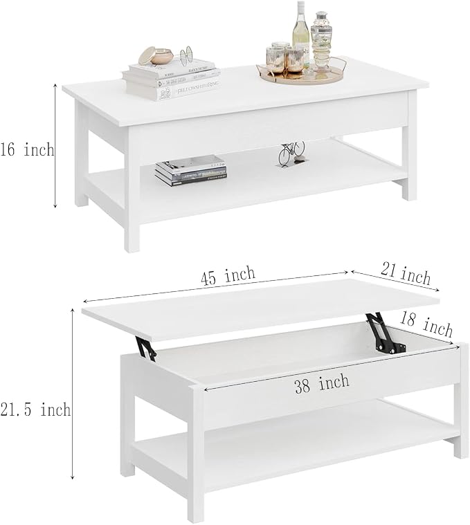 Panana Lift Top Coffee Table - Image 3