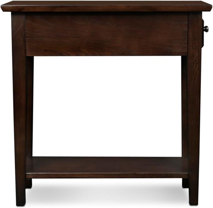 Leick Home 15-In Wide End Table, Solid Wood Construction, One Drawer, One Lower - Image 5