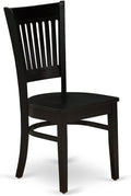East West Furniture VAC-BLK-W Vancouver Dining Room Chairs by EastWestFurniture