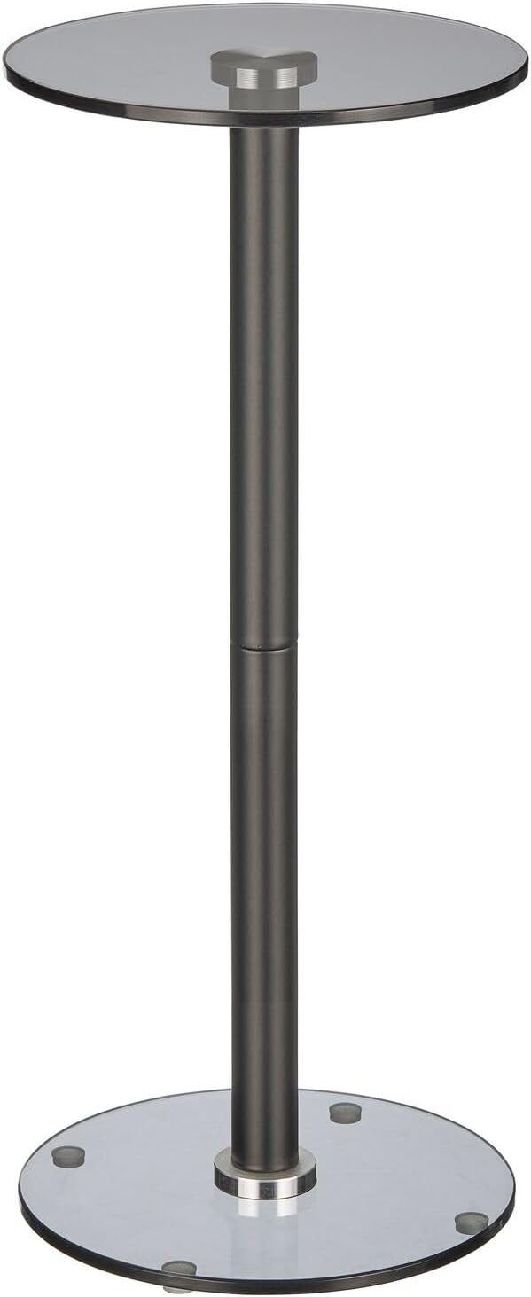 mDesign Glass Top Side/End Drink Table - Image 6