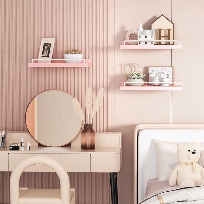 RYOFOBETTO Small Floating Shelf, 6X9 Inches Farmhouse Wall Shelves - Image 2