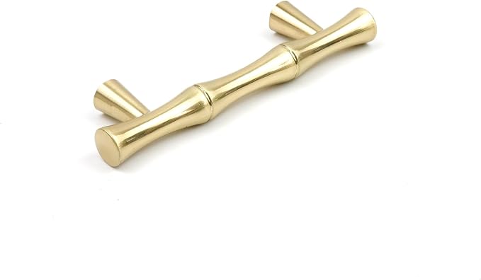 2PCS Bamboo Shape Handle, Zinc Alloy Cabinet Handles, 2.5 Inch Hole Distance - Image 5