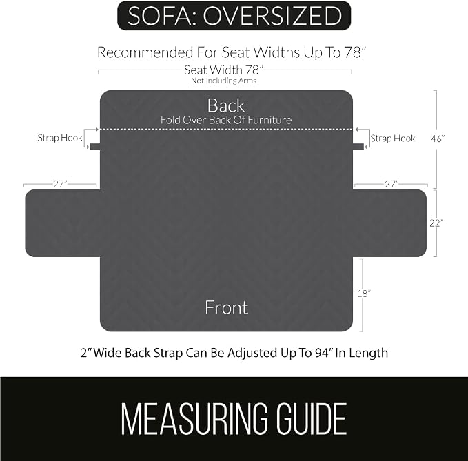 Sofa Shield® Couch Slip Covers for Dogs, Reversible Furniture Protector - Image 6