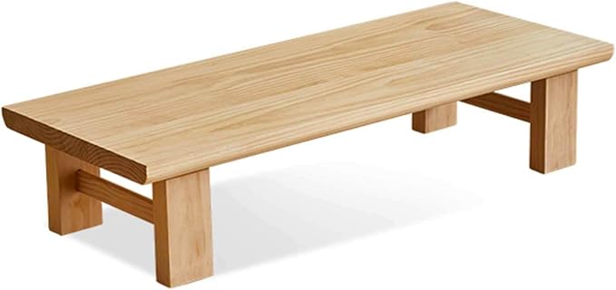 Japanese Solid Wood Coffee Table by Unknown