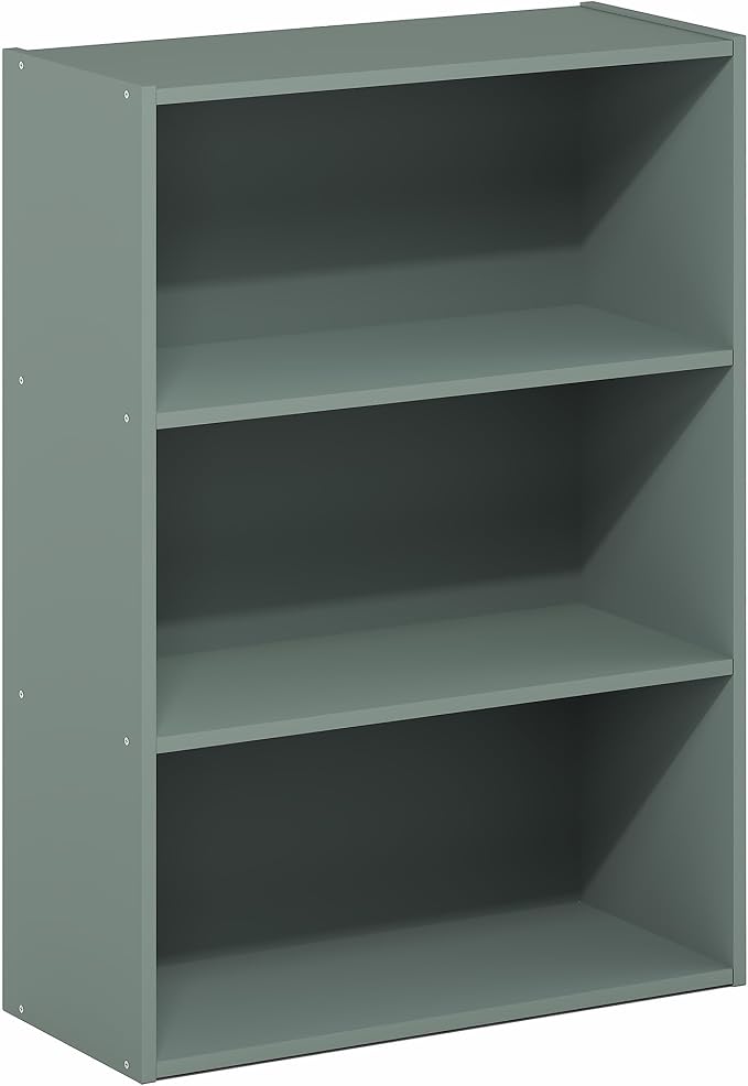 Furinno PASIR Book Shelf, 3-Tier Bookshelf, Storage Shelves Bookcase, 9.7 x - Image 6