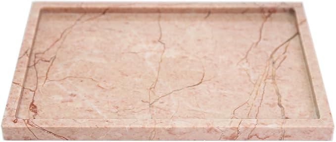 Real Luxurious Natural Marble Vanity Tray Genuine Marble Storage Tray - Image 8