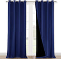 NICETOWN 100% Blackout Curtains 108 inches Long, Noise Reduction Window by NICETOWN