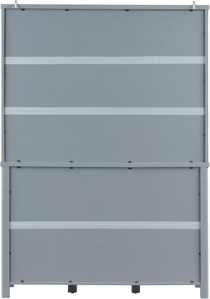 74.8''H High Freestanding Kitchen Pantry, Wooden Kitchen Organizers Cupboard - Image 9