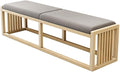 Modern Decor Bench Solid Wood New Chinese Style Bed End Stool Shoe Bench by Unknown